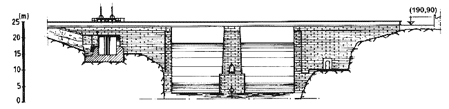VISTA DE JUSANTE VISTA DE JUSANTE